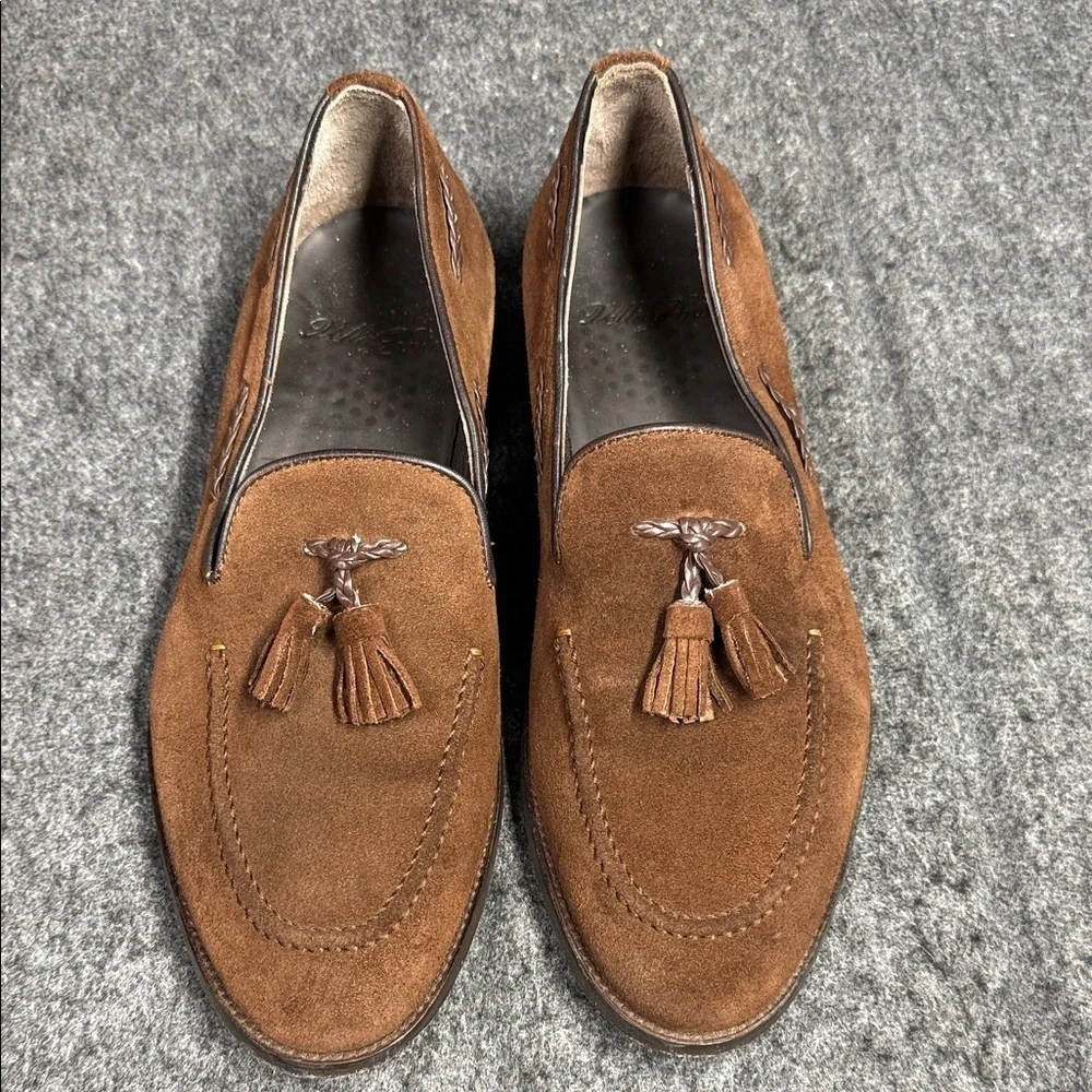 Velapais Elegant Brown Tassel Loafers for Men